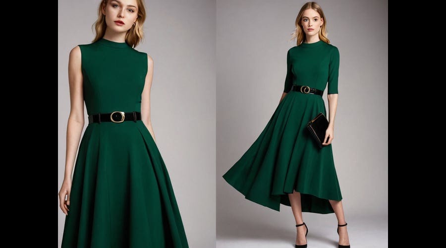 Dark-Green-Midi-Dress-1