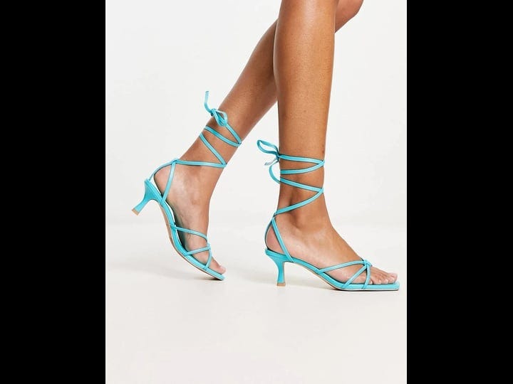 other-stories-leather-minimal-strappy-low-heels-in-bright-blue-1