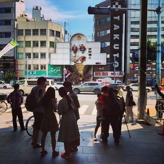 天神橋筋商店街。<br>風は秋っぽいけど、日差しは夏だ。<br>#blog | August 28, 2015 at 01:58PM