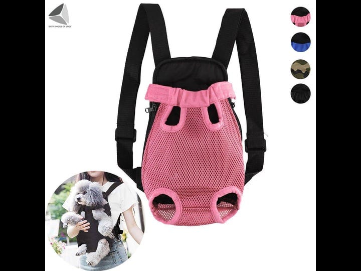 sixtyshades-pet-dog-carrier-backpack-adjustable-puppy-travel-bag-legs-out-s-pink-size-small-fits-for-1