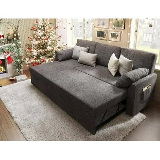amerlife-sleeper-sofa-2-in-1-pull-out-bed-with-storage-chaise-for-living-room-grey-chenille-couch-si-1