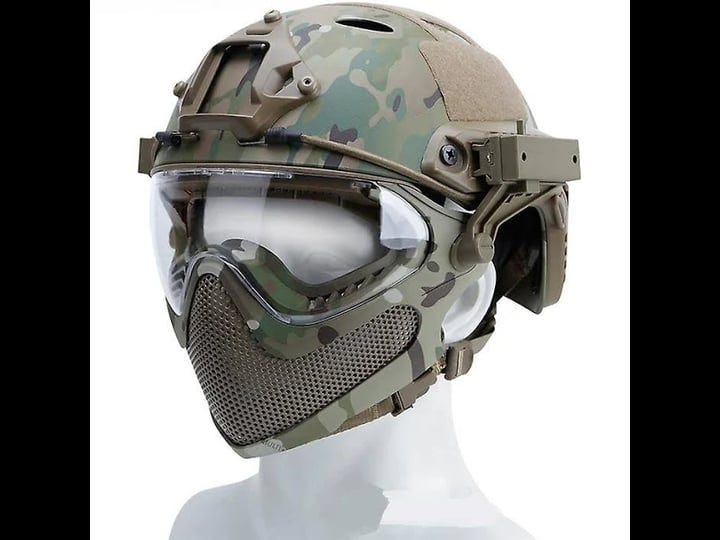 combination-of-full-face-tactical-mask-with-goggles-and-tactical-airsoft-paintball-helmet-for-airsof-1