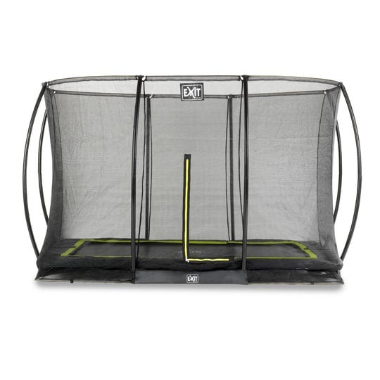 exit-silhouette-ground-trampoline-244x366cm-with-safety-net-black-1