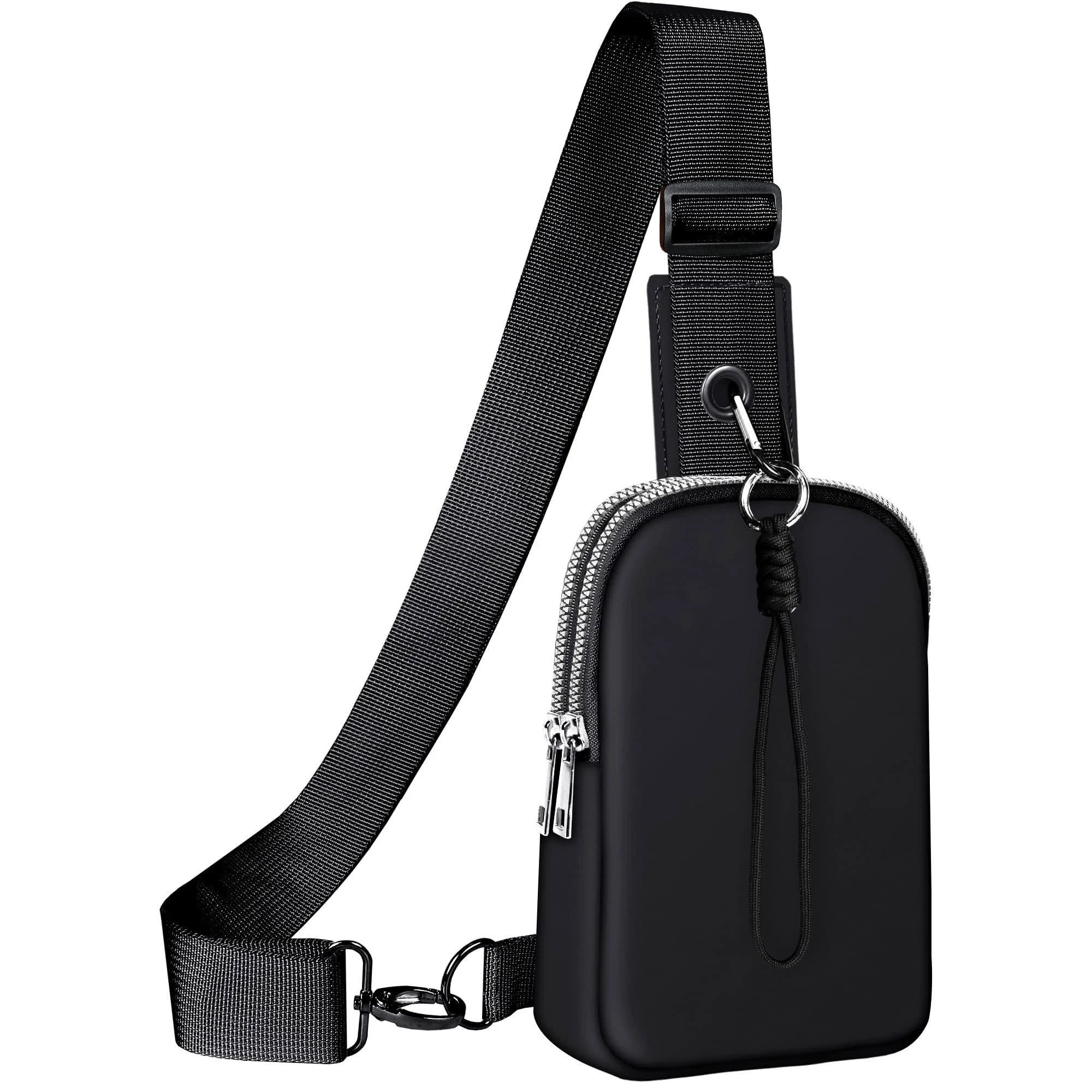 Lightweight, Adjustable Crossbody Fanny Pack for Women, Black | Image