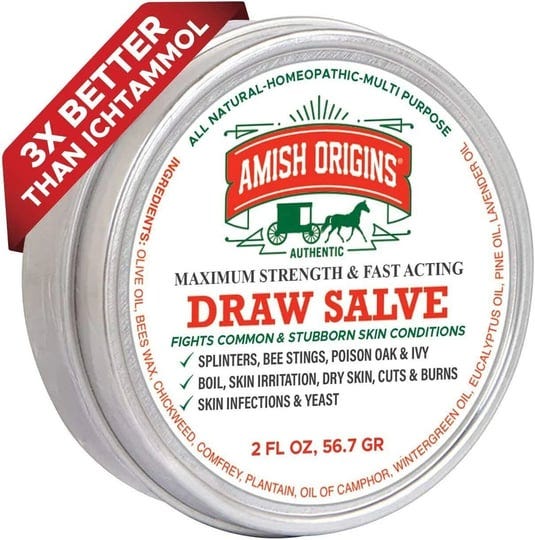 amish-origins-draw-salve-4-ounce-for-bee-stings-splinters-skin-irritations-and-more-1