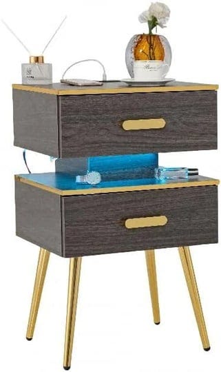 giantex-nightstand-with-charging-station-led-lights-28-5-bedside-table-with-2-drawers-1