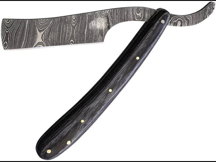 marbles-mr605-4-inch-damascus-blade-black-handle-shaving-razor-1