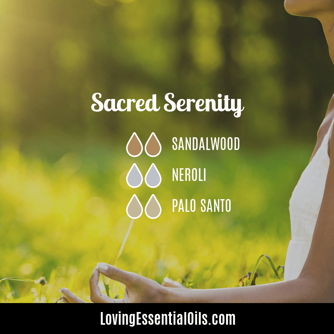 palo santo essential oil recipes with sandalwood and neroli by Loving Essential Oils