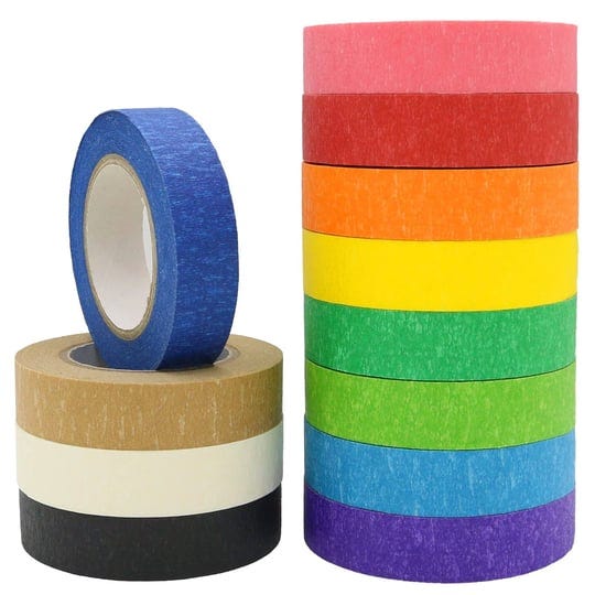 owlkela-12-rolls-colored-masking-tape-16-yard-per-roll-rainbow-colors-painters-tape-colored-painters-1