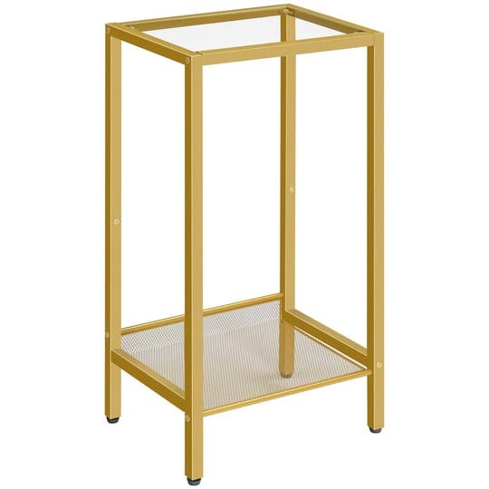hoobro-tall-side-table-morden-tempered-glass-end-telephone-table-with-adjustable-mesh-shelves-small--1