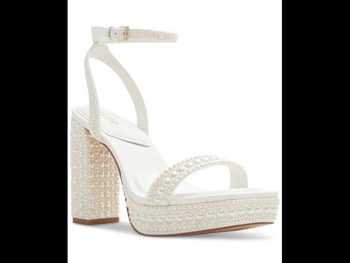 aldo-lulu-pearl-platform-dress-sandals-womens-11m-white-1