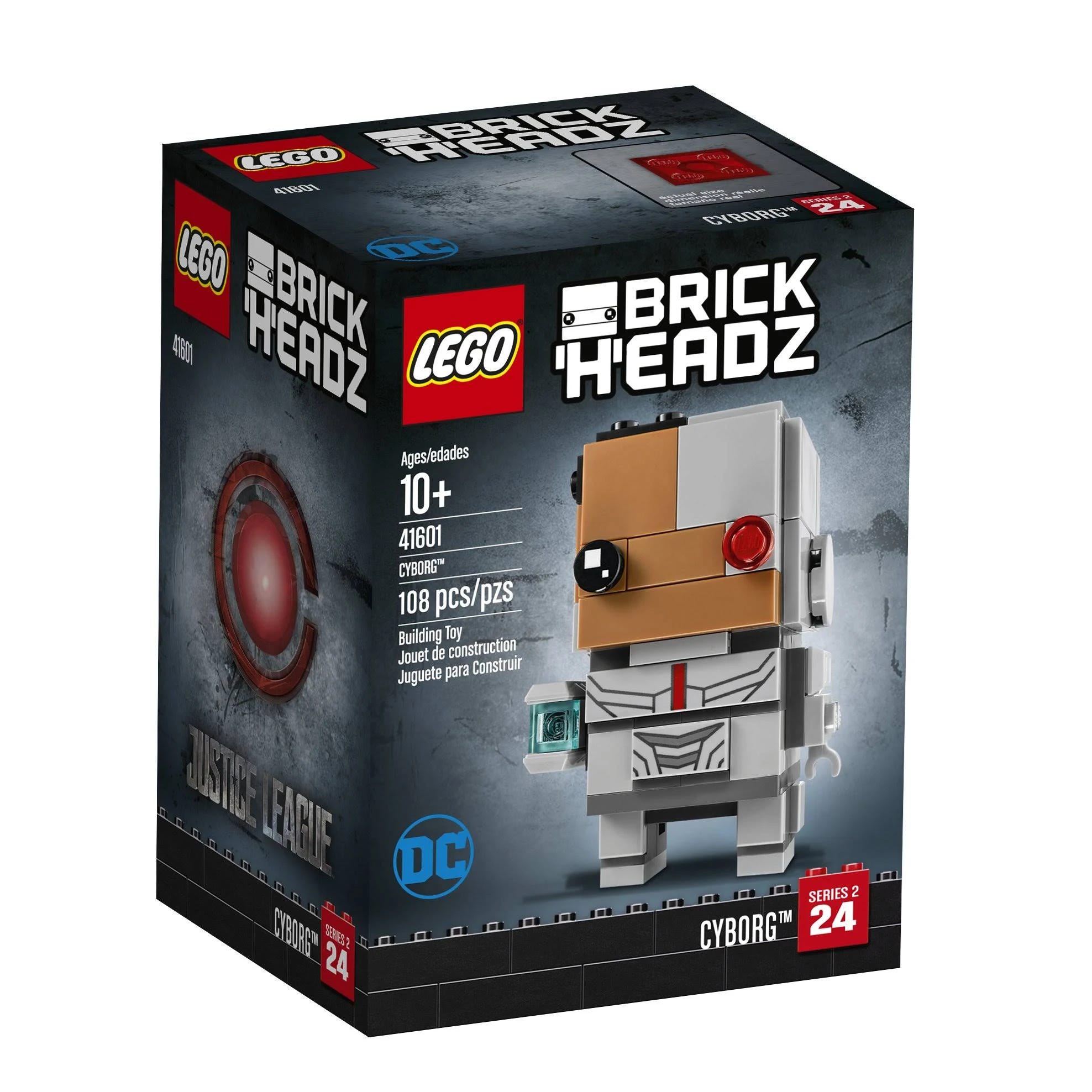 Cyborg LEGO BrickHeadz Building Kit (108 Piece) | Image