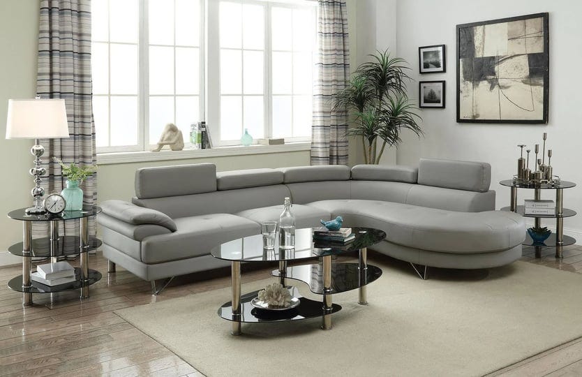 poundex-f6984-bobkona-isidro-faux-leather-sectional-light-grey-1