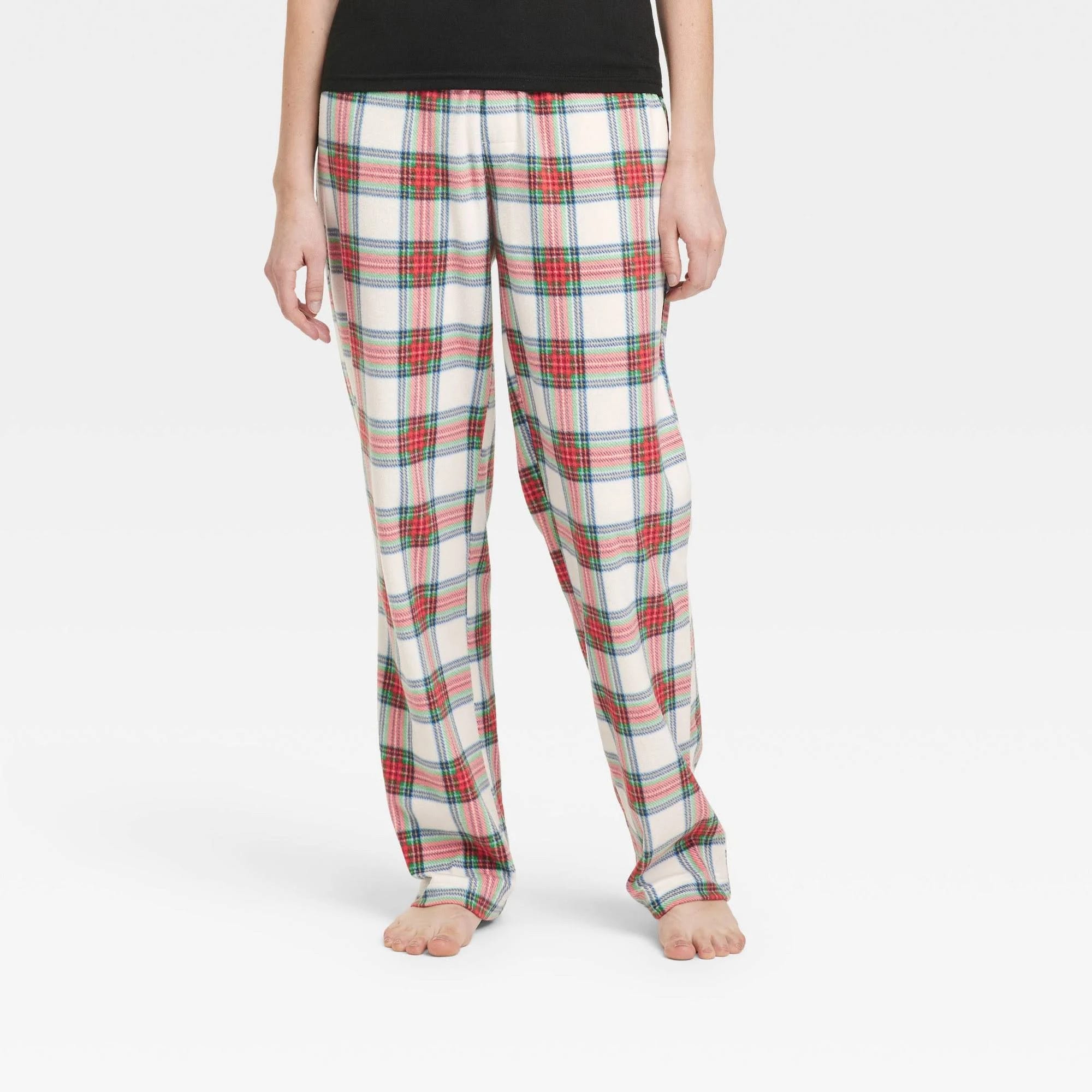 Women's Tartan Plaid Matching Family Pajama Pants for Holidays | Image