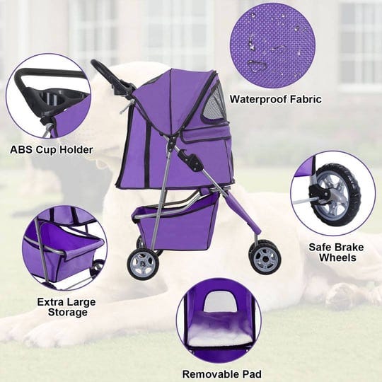 bestpet-3-wheels-pet-stroller-dog-stroller-cat-cage-jogger-stroller-cats-travel-folding-carrier-wate-1