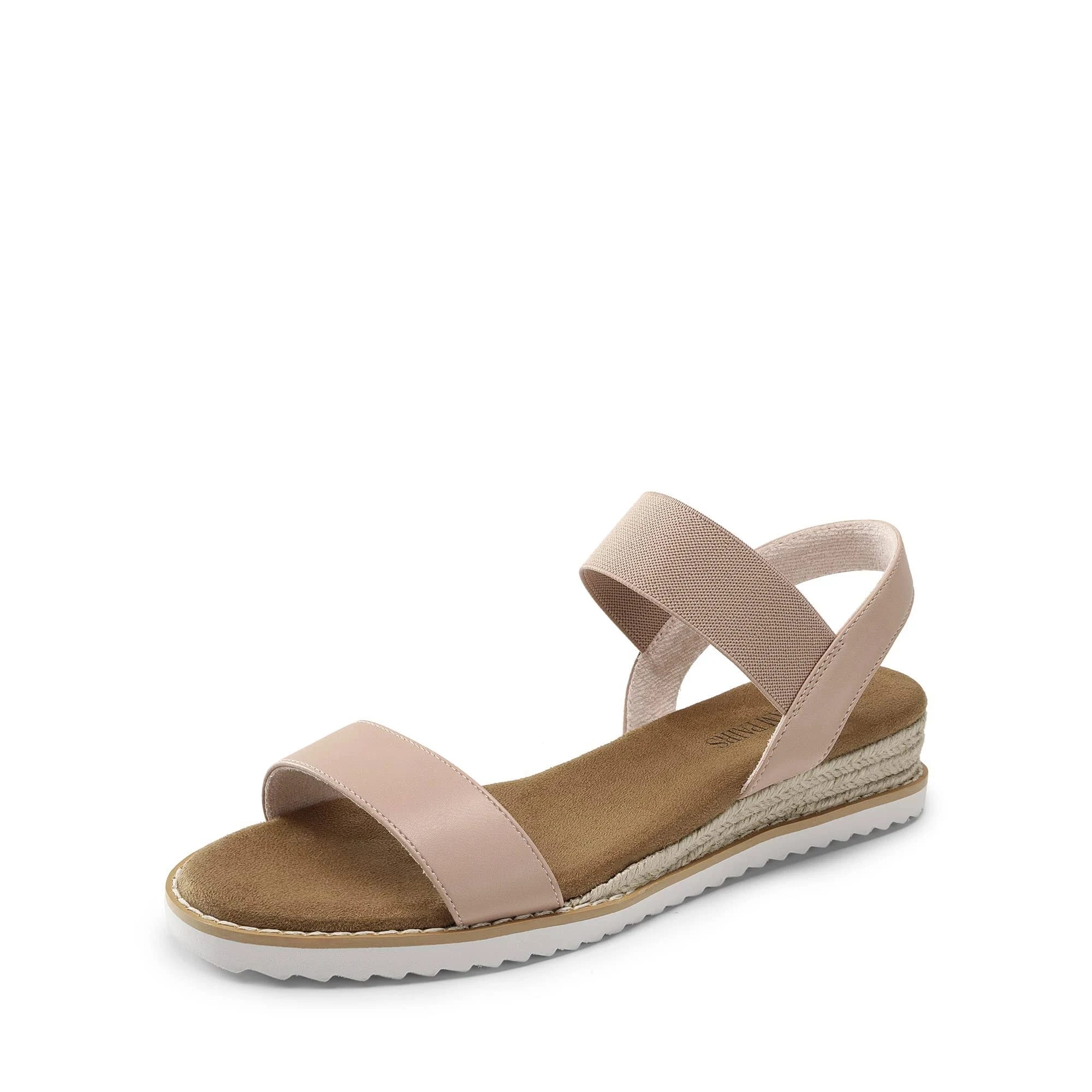 Light Pink Espadrille Wedge Sandal by Dream Pairs | Image