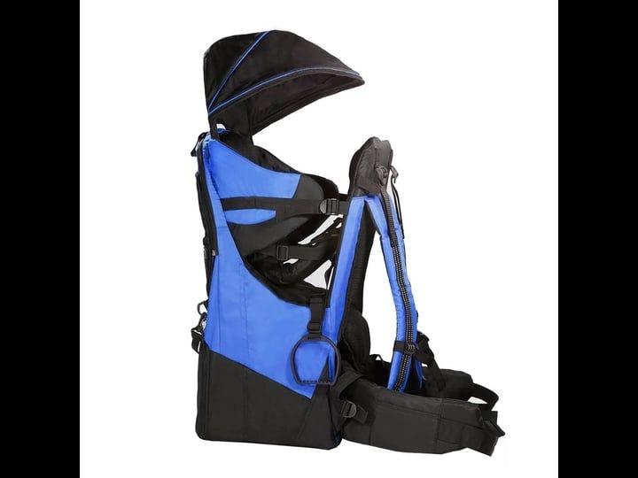 clevr-baby-toddler-backpack-carrier-stand-child-kid-sun-shade-visor-shield-size-deluxe-blue-1