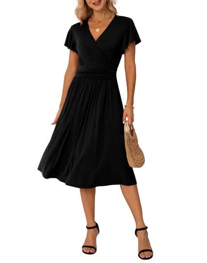grecerelle-spring-summer-dress-for-women-casual-ruffle-short-sleeve-wrap-v-neck-dress-with-pockets-1