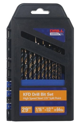 drill-america-kfd29j-rb-1-16-1-2-hss-black-gold-jobber-drill-bit-set-rectangular-plastic-case-29-pie-1