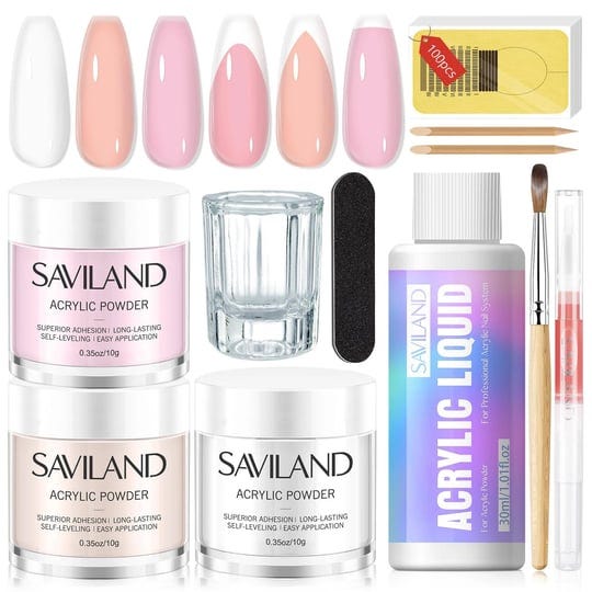 saviland-acrylic-nail-kit-french-sculpture-set-clear-nude-pink-acrylic-powder-and-liquid-set-acrylic-1