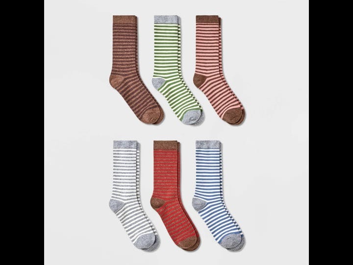 womens-striped-6pk-crew-socks-a-new-day-assorted-colors-4-11