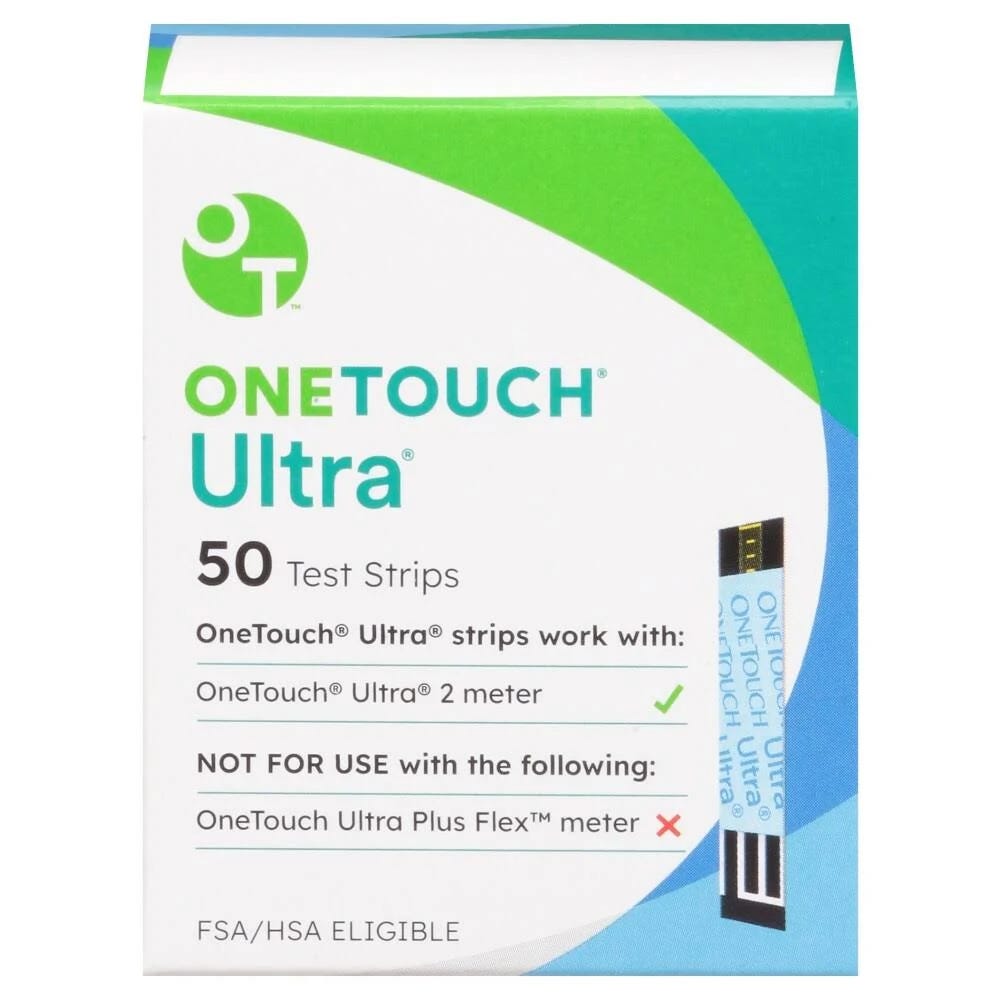 One Touch Ultra Test Strips - Accurate Blood Glucose Monitoring | Image