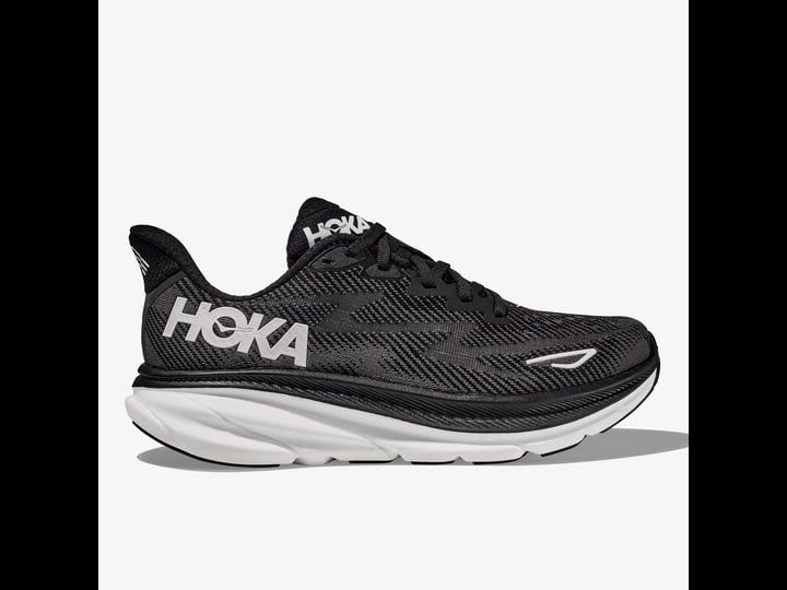 hoka-mens-clifton-9-12-black-white-1