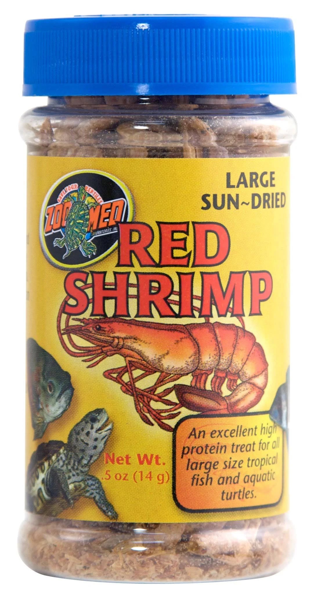 Zoo Med Large Sun Dried Red Shrimp: Perfect Feast for Your Aquatic Pets | Image