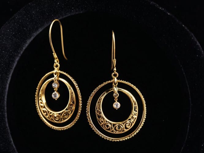 Round-Earrings-Gold-1