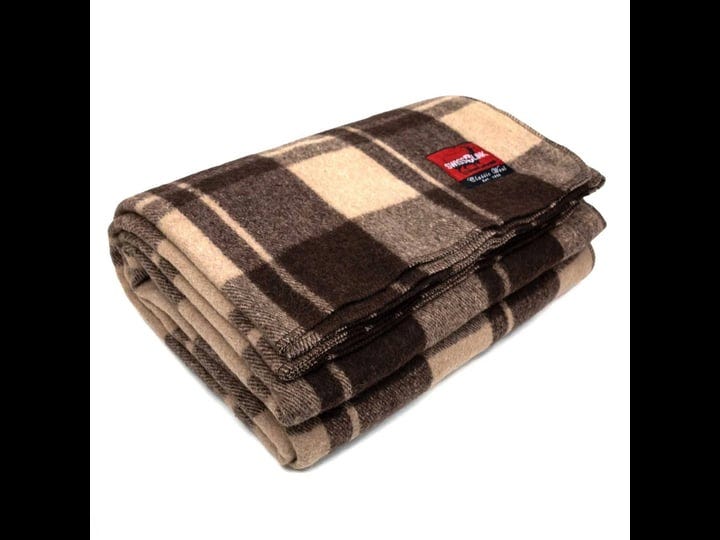 swiss-link-military-surplus-90-x-62-inch-classic-wool-plaid-blanket-brown-1