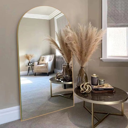 modern-arched-full-length-wood-floor-standing-mirror-70-5x27-5-gold-1