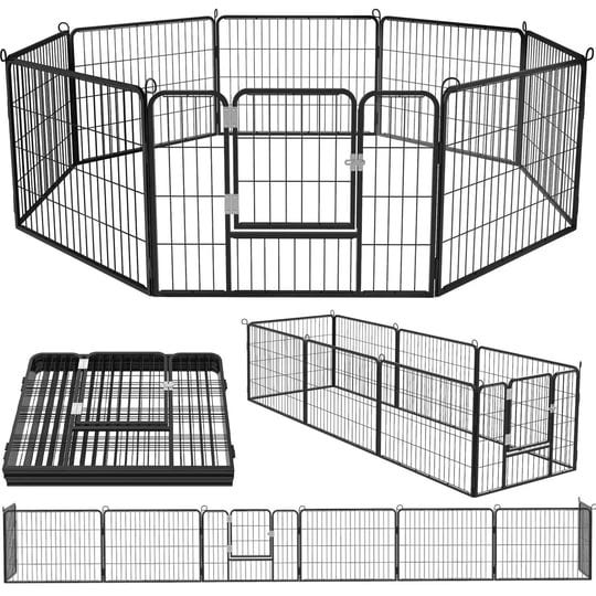 ofika-heavy-duty-metal-playpen-for-medium-small-animals-8-panels-24height-x-32-width-dog-fence-exerc-1