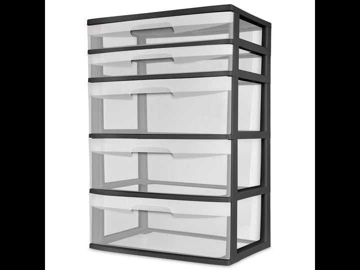 5-drawer-wide-tower-storage-sterilite-organizer-cabinet-heavy-plastic-1