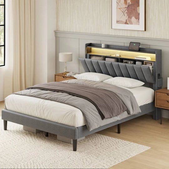 neavins-bed-frame-with-storage-headboard-led-light-upholstered-bed-frame-with-outlet-usb-ports-ebern-1