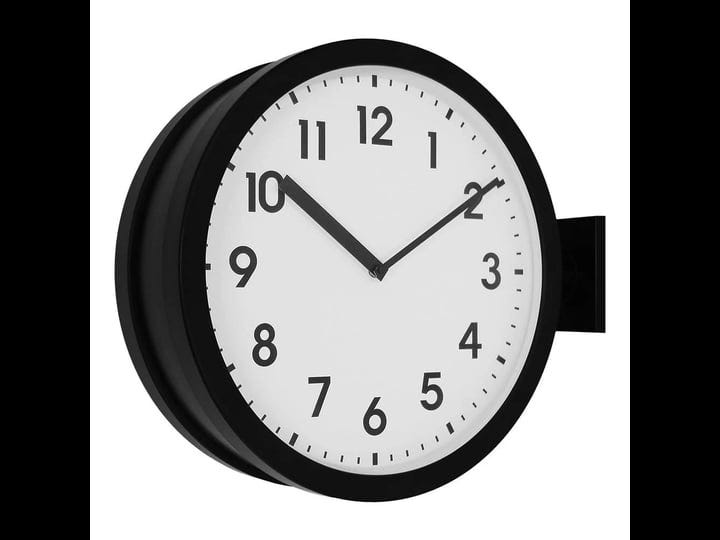 bestime-66289a-15-inch-double-sided-aluminum-wall-clock-minimalist-designed-classic-station-clock-ma-1