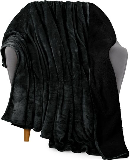 utopia-bedding-sherpa-blanket-throw-size-black-50x60-inches-480gsm-thick-warm-plush-fleece-reversibl-1