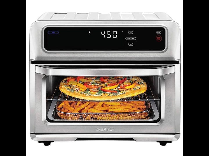 air-fryer-toaster-oven-stainless-steel-20-liter-chefman-1