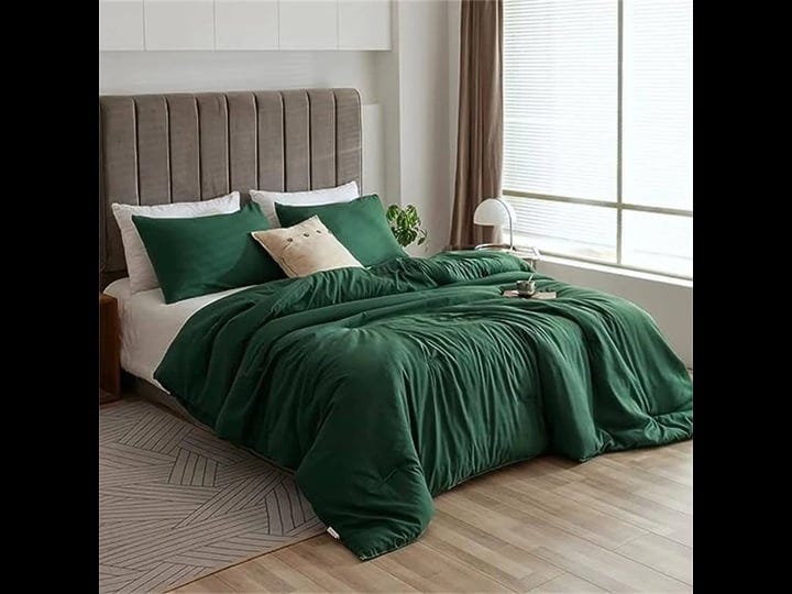 comforter-set-emerald-green-3-piece-california-king-1