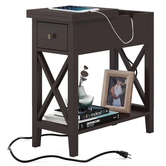 choochoo-end-table-with-flip-top-and-charging-station-narrow-side-table-with-storage-cabinet-and-usb-1