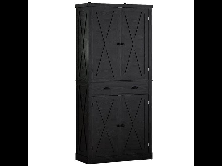 ironck-kitchen-pantry-72-heightstorage-cabinet-with-drawer-4-adjustable-shelves-barn-doors-freestand-1