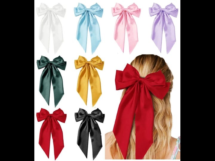 tobeffect-hair-bows-for-women-girls-hair-ribbon-bow-hair-clips-with-long-tails-vintage-hair-accessor-1