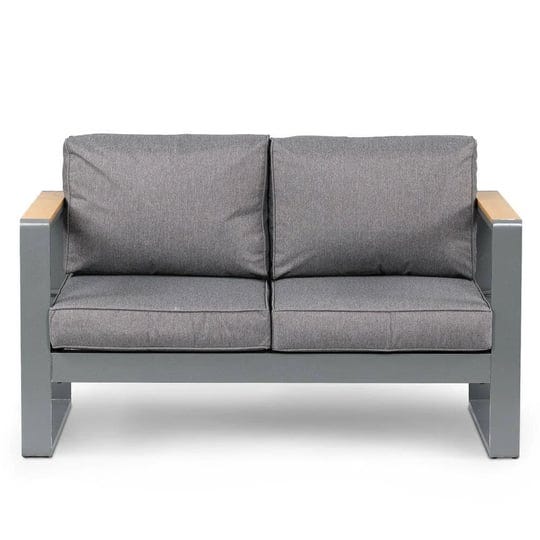 25-in-x-53-in-x-25-in-2-seater-aluminum-outdoor-loveseat-sofa-chair-furniture-set-with-dark-gray-cus-1