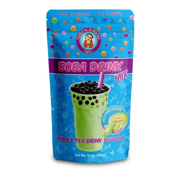 honeydew-melon-boba-bubble-tea-drink-mix-by-buddha-bubbles-boba-10-ounces-283-grams-1