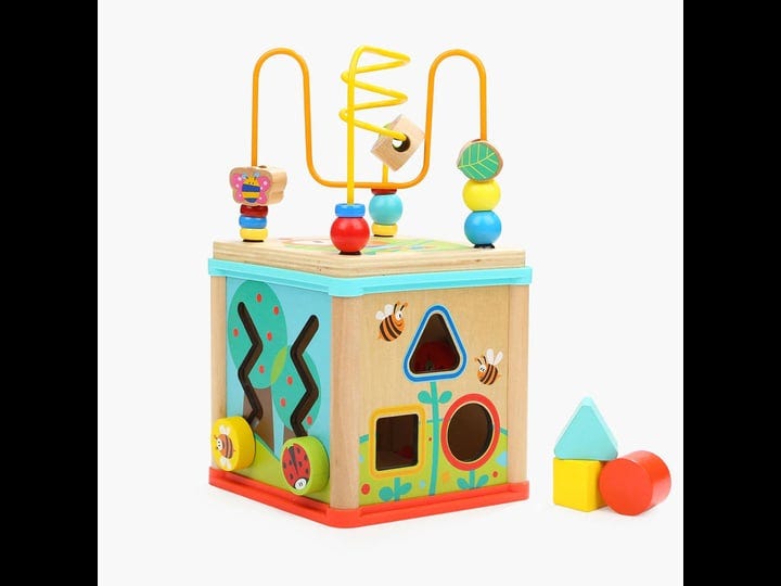 topbright-toys-garden-5-in-1-wooden-activity-cube-for-12-to-18-month-old-babies-1