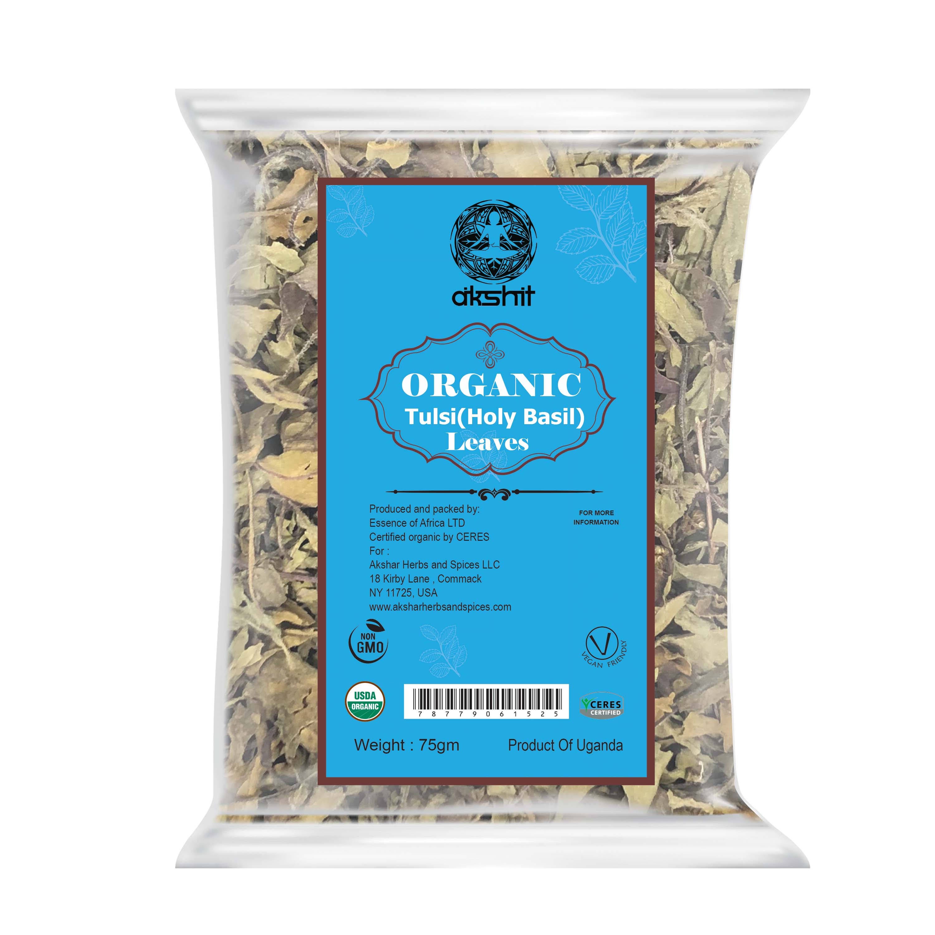 Organic Holy Basil Leaves Tulsi Tea - Immunity Booster & Relaxant | Image