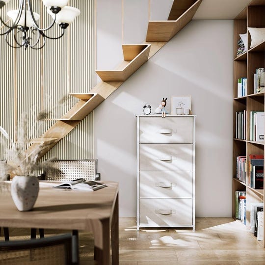 modern-4-8-10-drawer-bedroom-dresser-storage-tower-with-wood-top-beige-4-drawer-1