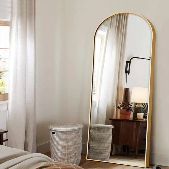 30-in-x-67-in-modern-arch-metal-framed-gold-floor-standing-mirror-1