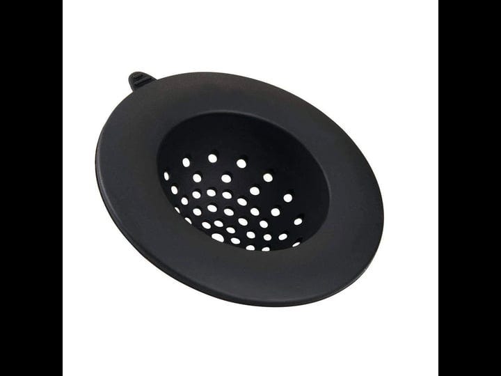 idesign-kitchen-sink-strainer-drain-protector-trap-debris-and-prevent-clogging-silicon-black-1