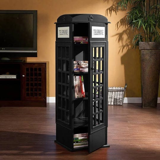 phone-booth-shaped-retro-kids-bookcase-england-style-1