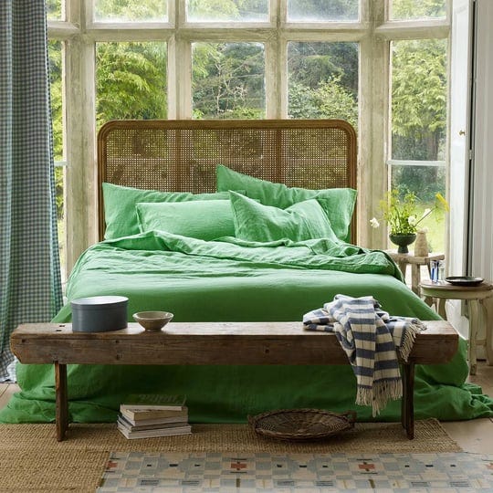 ocean-green-plain-linen-duvet-cover-size-twin-by-piglet-in-bed-1